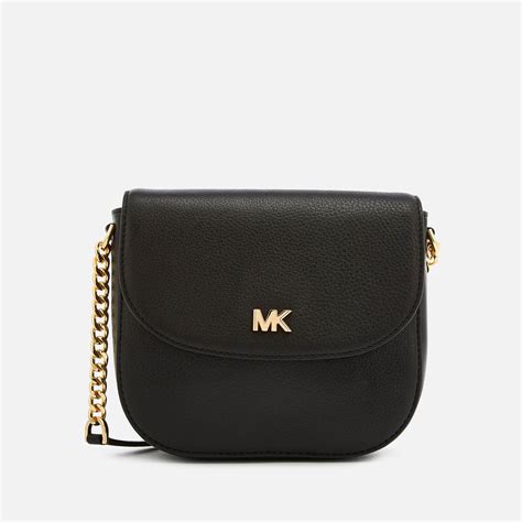 michael michael kors half dome chain leather crossbody|MICHAEL Michael Kors Half Dome Chain Leather Crossbody.